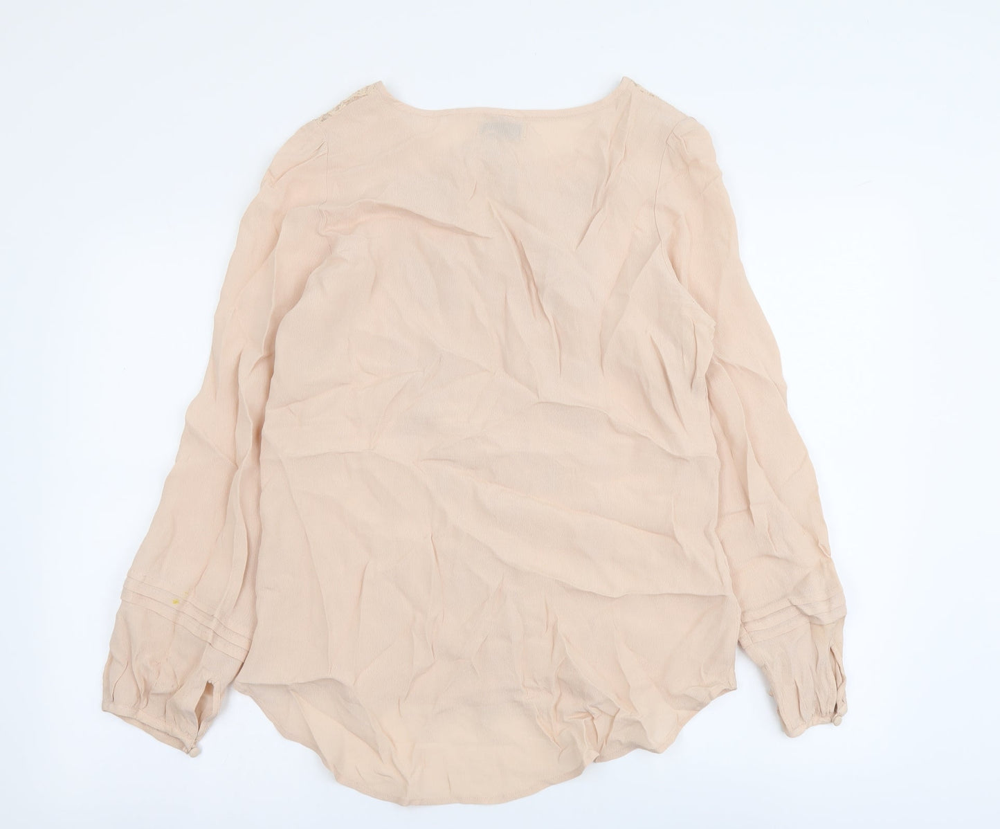 Womens UK Size 10 Per Una Pink Basic Blouse