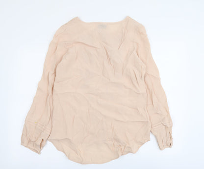 Womens UK Size 10 Per Una Pink Basic Blouse