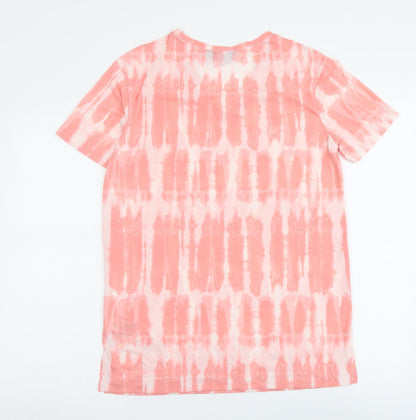 Womens UK Size 8 Marks and Spencer Pink Basic T-Shirt