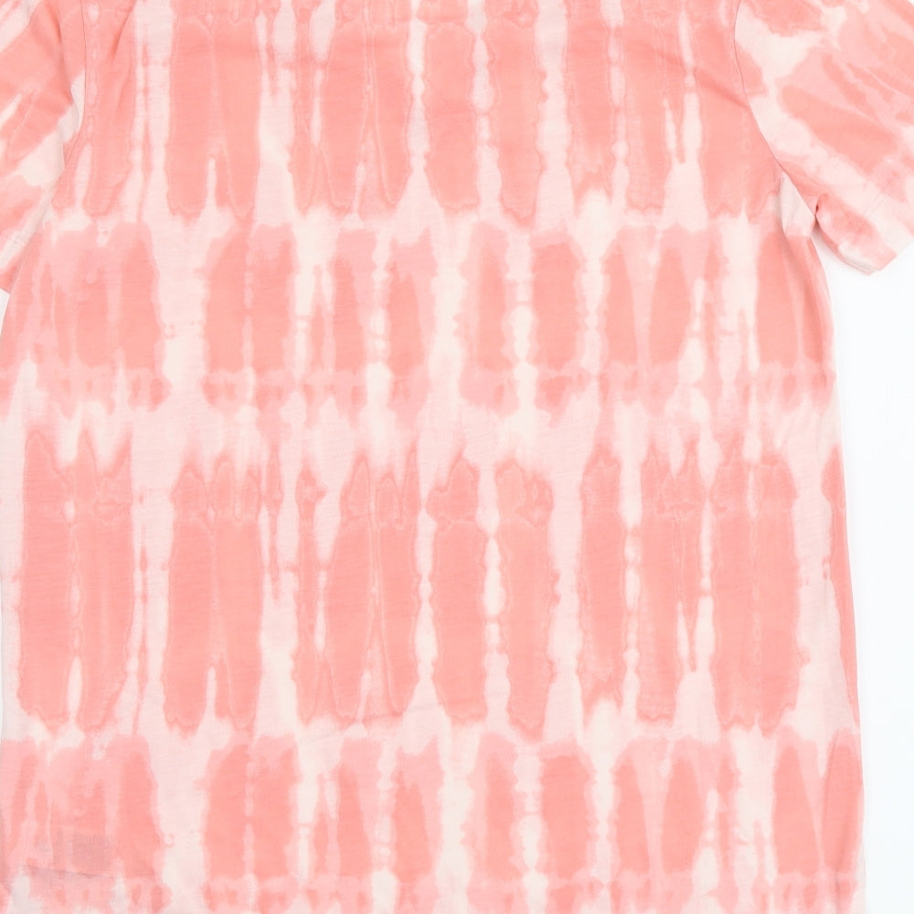 Womens UK Size 8 Marks and Spencer Pink Basic T-Shirt