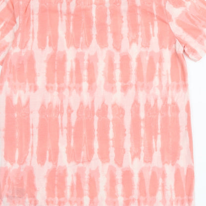 Womens UK Size 8 Marks and Spencer Pink Basic T-Shirt