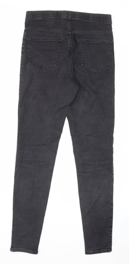 Womens UK Size 10 Marks and Spencer Regular Fit Jegging Black Trousers