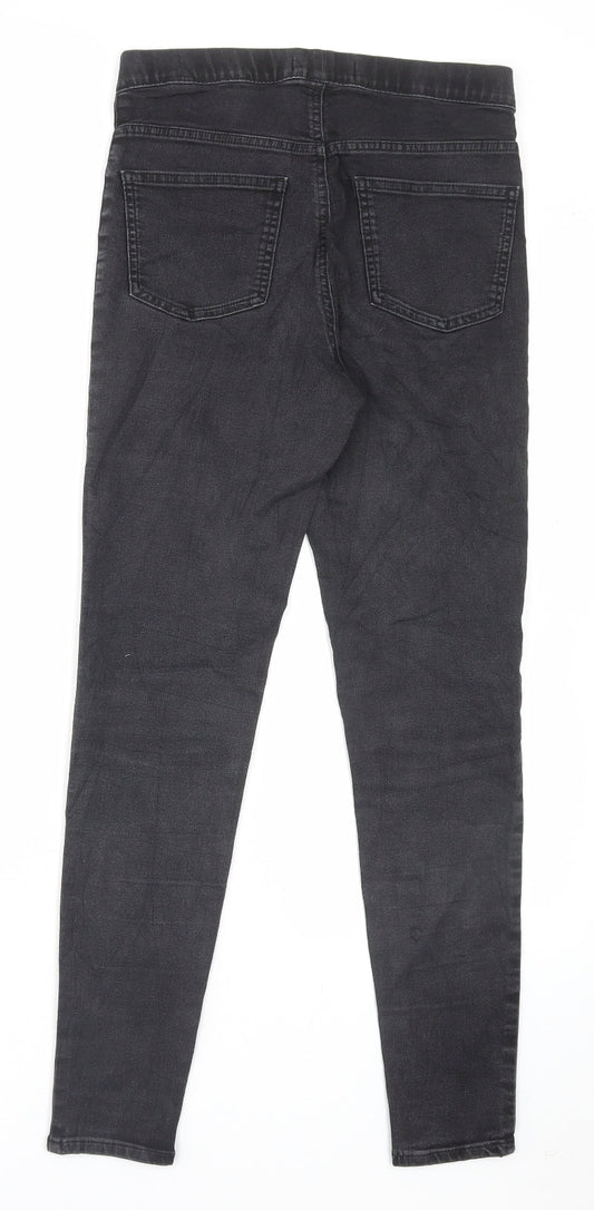 Womens UK Size 10 Marks and Spencer Regular Fit Jegging Black Trousers