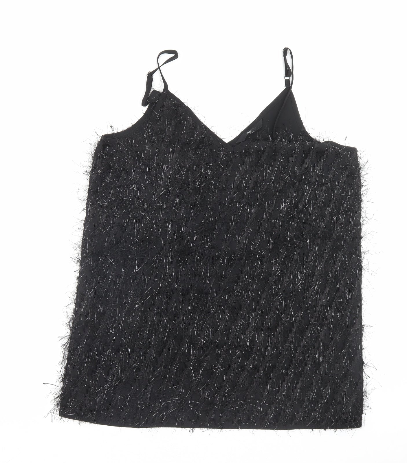 Womens UK Size 12 NEXT Black Camisole Tank