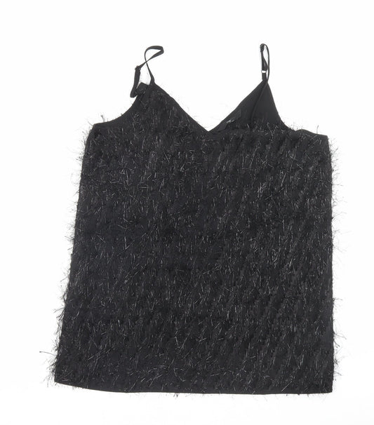 Womens UK Size 12 NEXT Black Camisole Tank