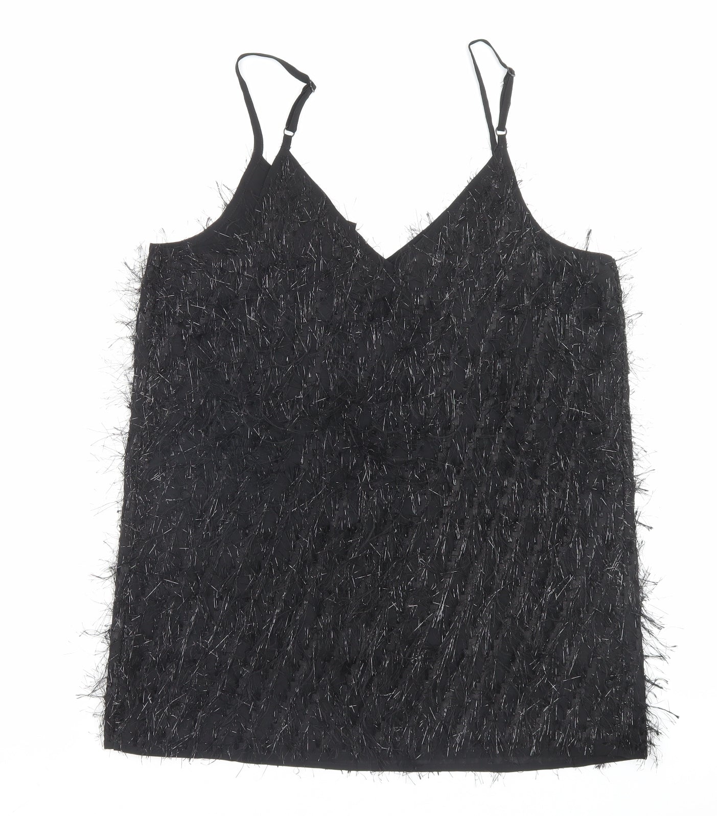 Womens UK Size 12 NEXT Black Camisole Tank
