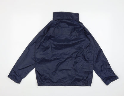 Wetplay Boys Blue Rain Coat Coat Size 7-8 Years Zip