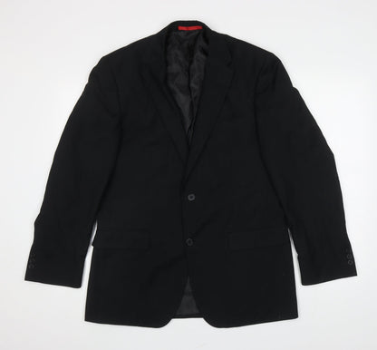 Mens UK Size L Burton Regular Black Suit Jacket