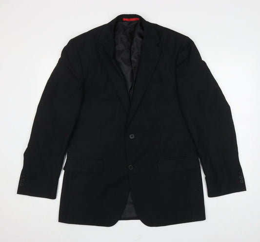 Mens UK Size L Burton Regular Black Suit Jacket