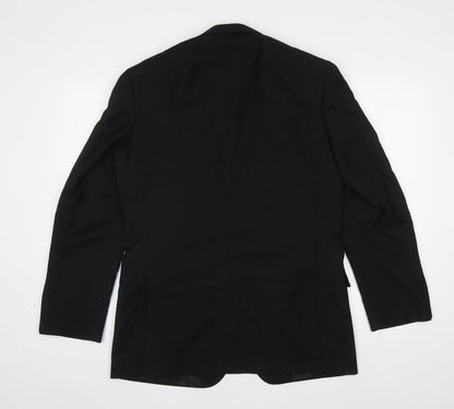 Mens UK Size L Burton Regular Black Suit Jacket