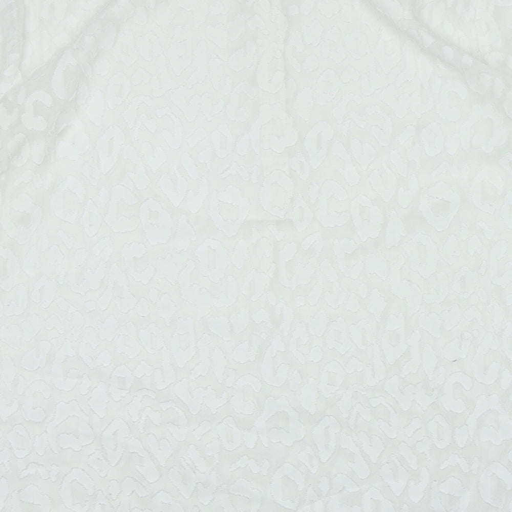 Womens UK Size 14 French Connection White Basic Blouse