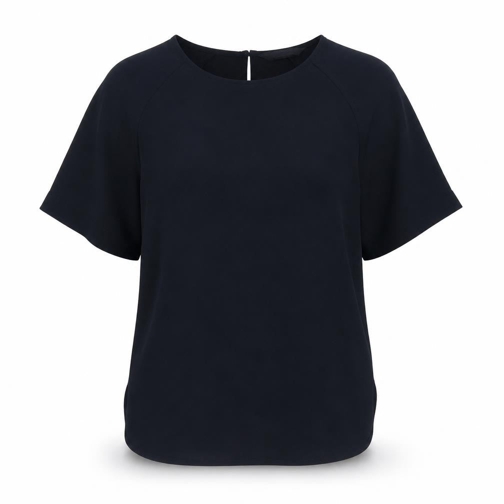 Womens UK Size 6 Marks and Spencer Blue Basic Blouse