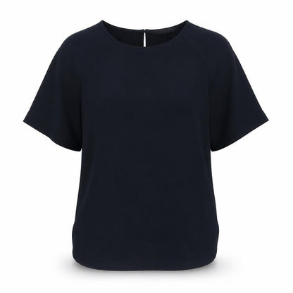 Womens UK Size 6 Marks and Spencer Blue Basic Blouse