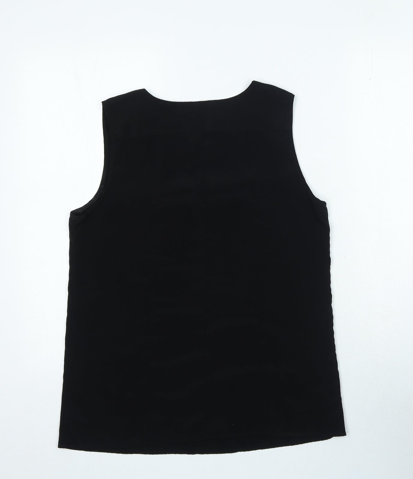Womens UK Size S Gap Black Basic Blouse