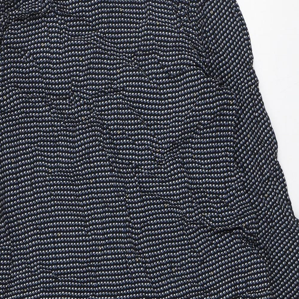 Minus Womens Black Geometric Polyester Jumper Dress Size S Round Neck Pullover
