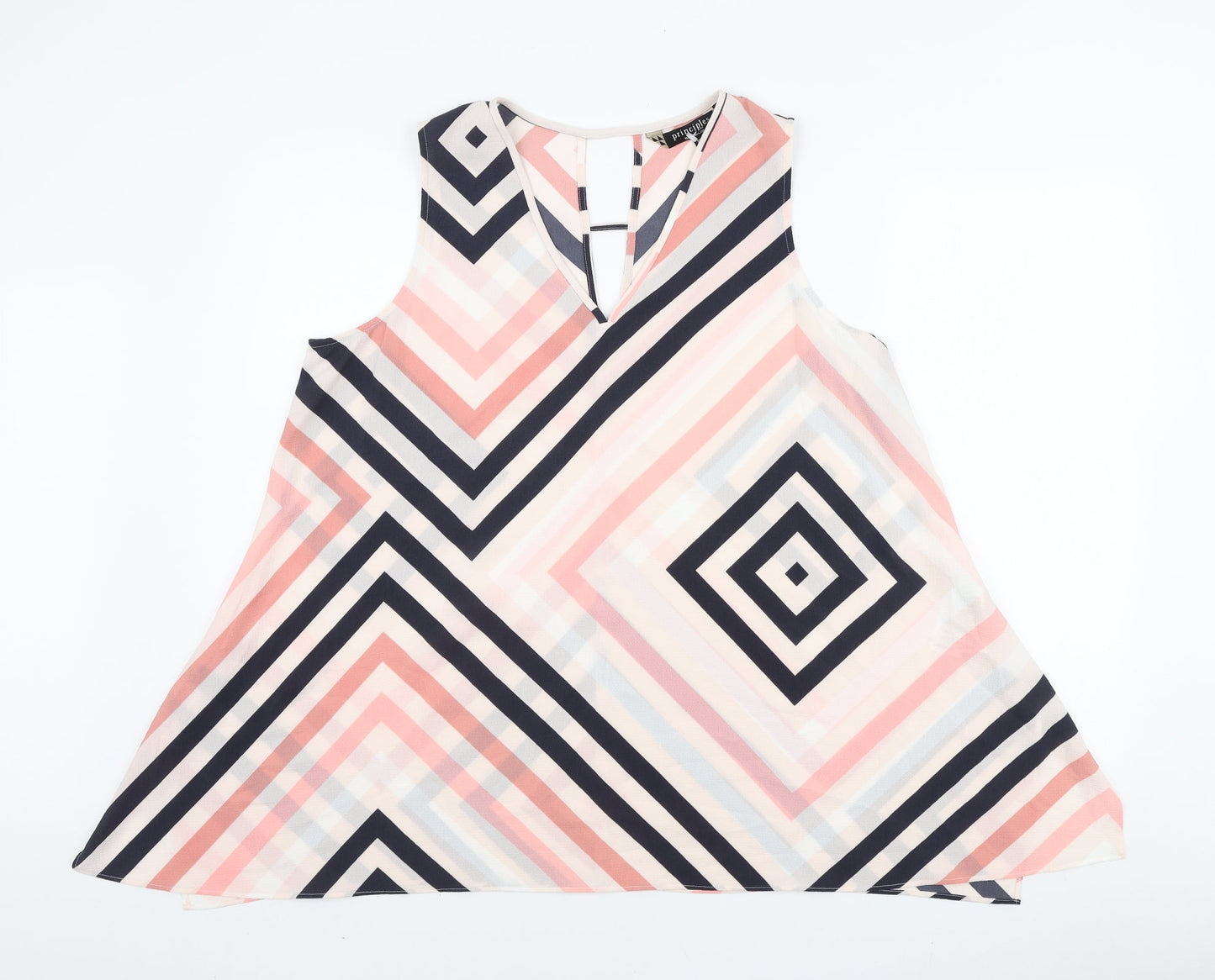 Womens UK Size 18 Principles Pink Basic Blouse