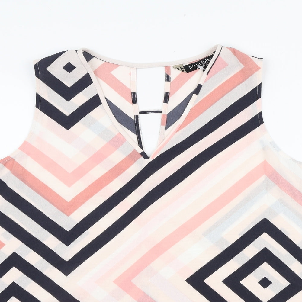 Womens UK Size 18 Principles Pink Basic Blouse