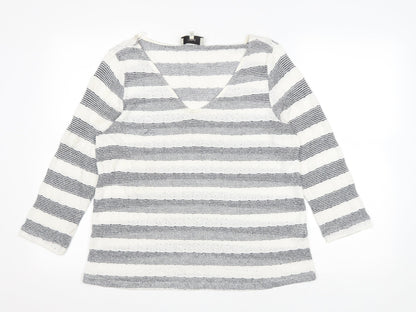 Womens UK Size 14 NEXT White Pullover Jumper