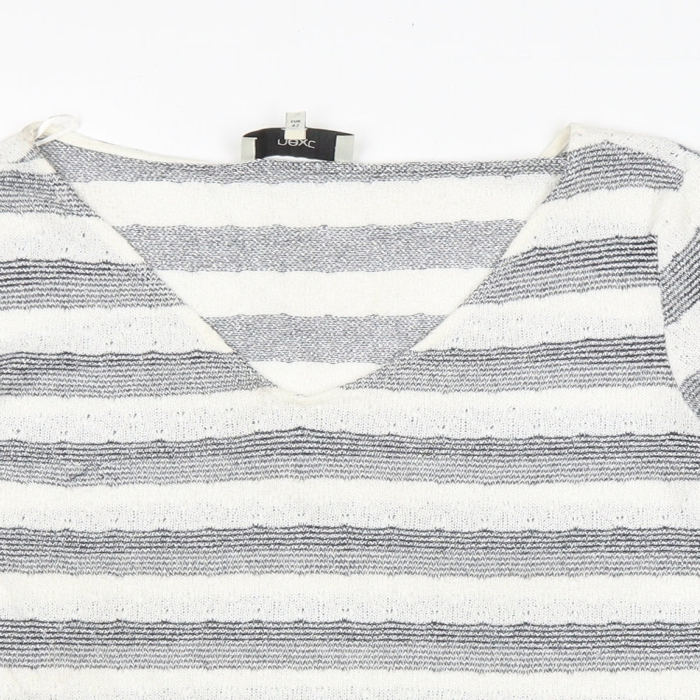 Womens UK Size 14 NEXT White Pullover Jumper
