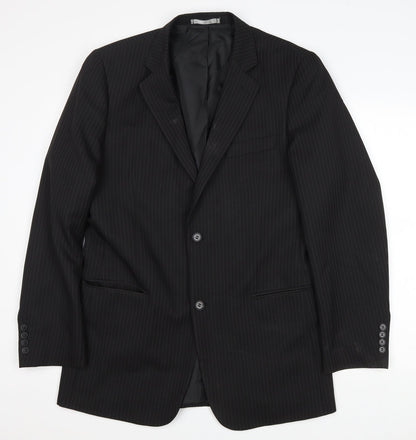 Mens UK Size 40 Taylor & Wright Regular Black Suit Jacket