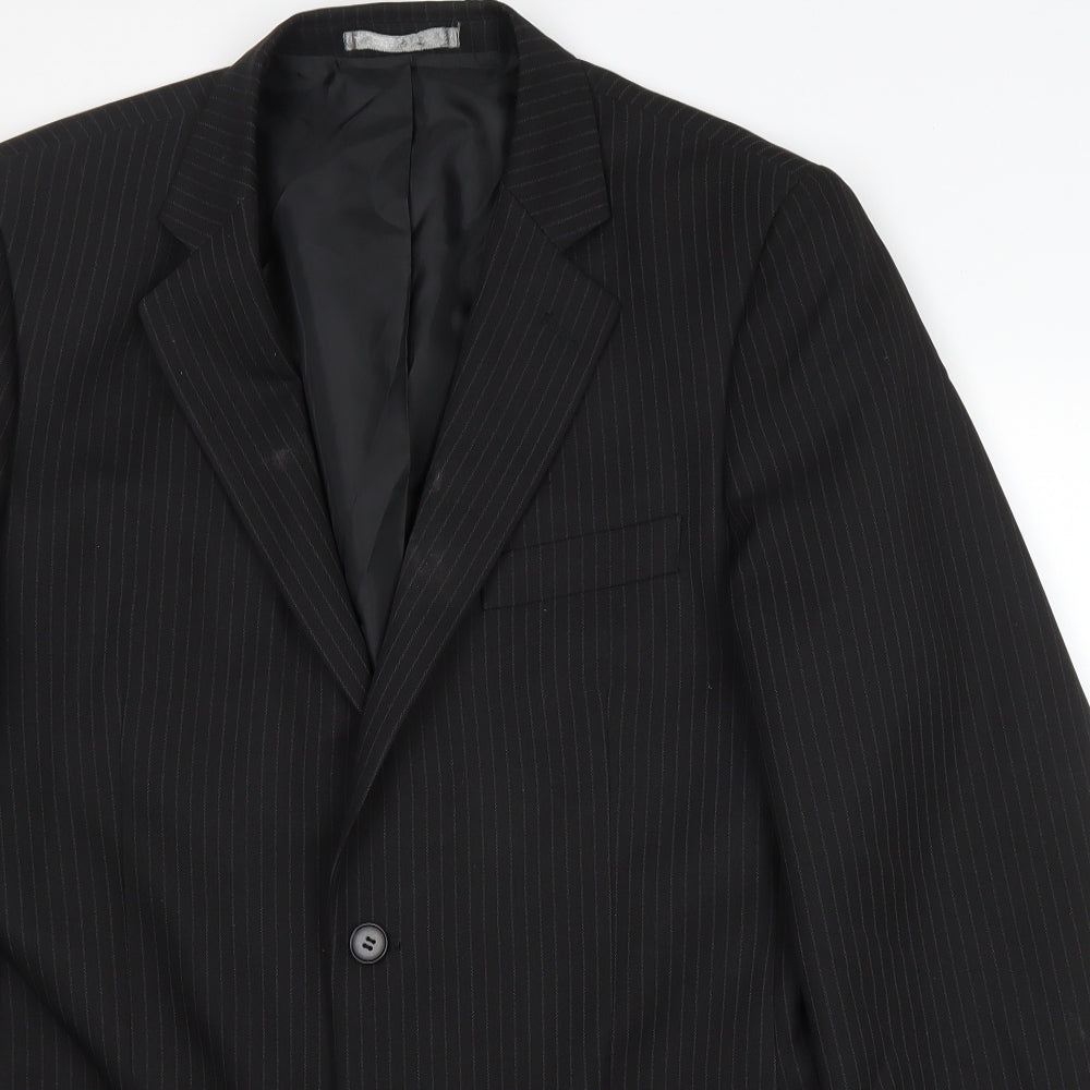 Mens UK Size 40 Taylor & Wright Regular Black Suit Jacket