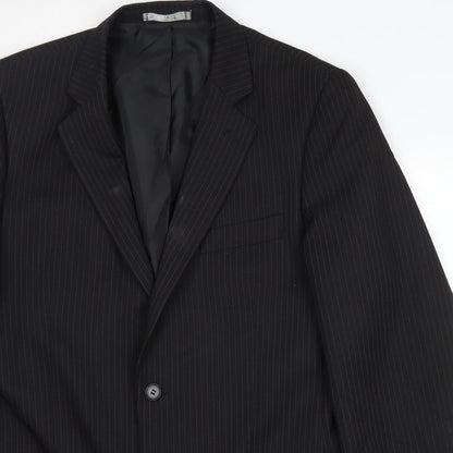 Mens UK Size 40 Taylor & Wright Regular Black Suit Jacket