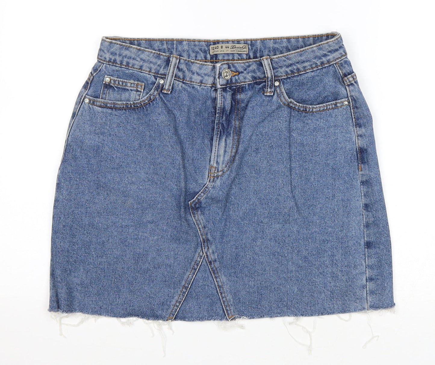 Womens UK Size 12 Denim & Co. A-Line Denim Skirt