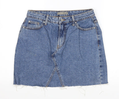 Womens UK Size 12 Denim & Co. A-Line Denim Skirt