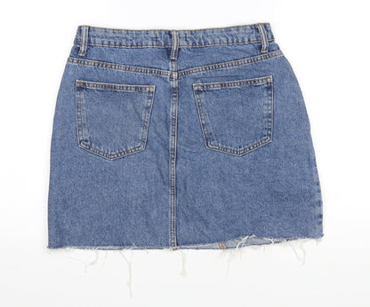 Womens UK Size 12 Denim & Co. A-Line Denim Skirt