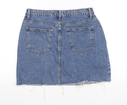Womens UK Size 12 Denim & Co. A-Line Denim Skirt