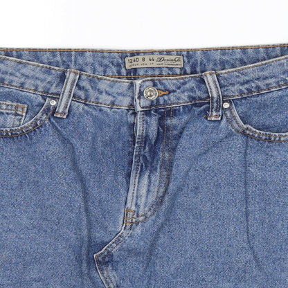Womens UK Size 12 Denim & Co. A-Line Denim Skirt