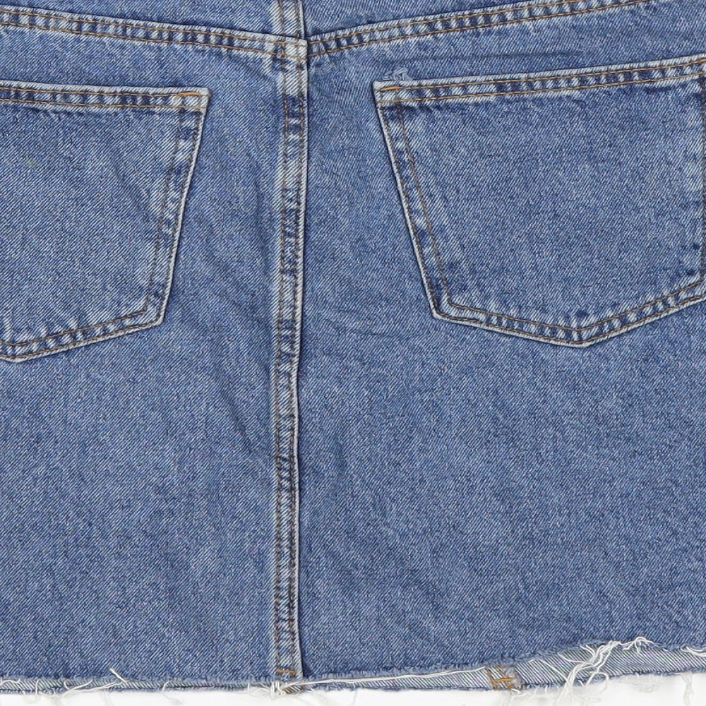 Womens UK Size 12 Denim & Co. A-Line Denim Skirt
