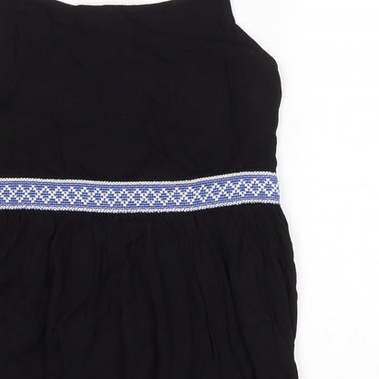 Womens UK Size S Love & Other Things Black Basic Tank