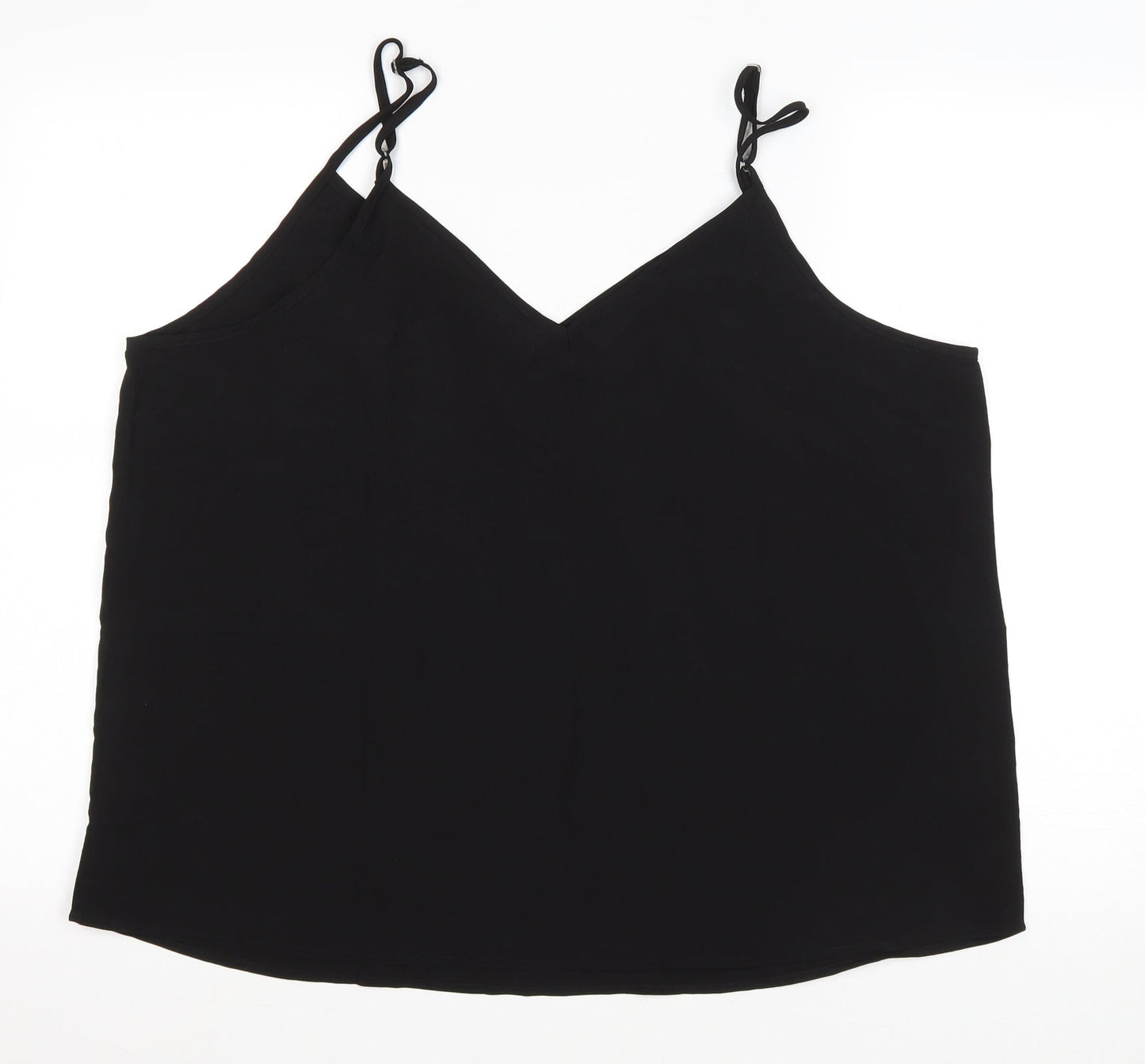 Womens UK Size 20 Studio Black Basic Tank