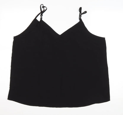 Womens UK Size 20 Studio Black Basic Tank