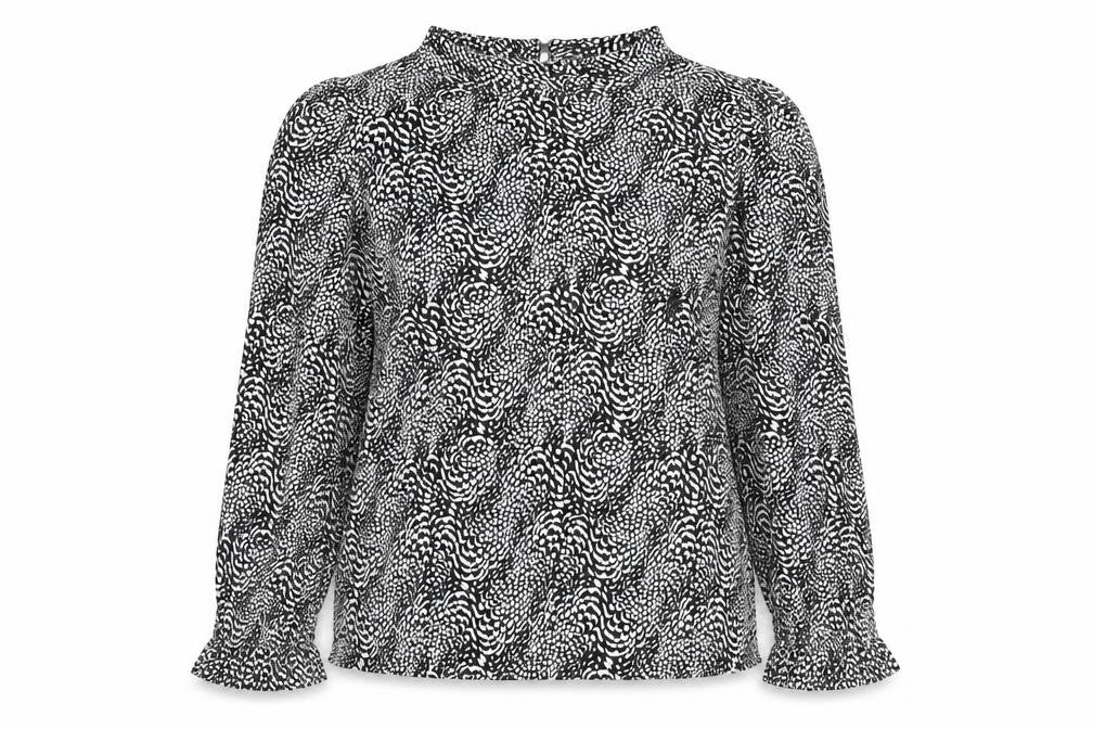Womens UK Size 10 Marks and Spencer Black Basic Blouse