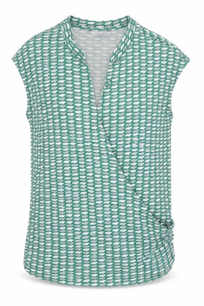 Womens UK Size 10 NEXT Green Wrap Tank