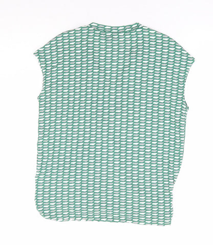 Womens UK Size 10 NEXT Green Wrap Tank