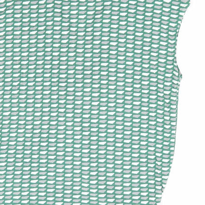 Womens UK Size 10 NEXT Green Wrap Tank