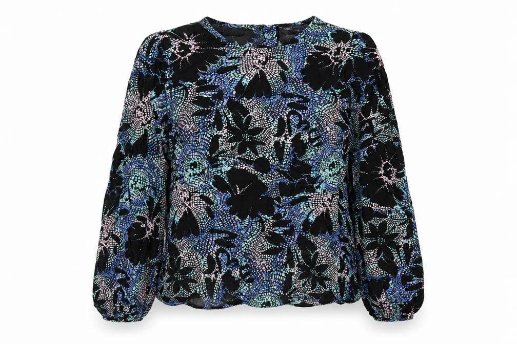 Womens UK Size 6 Marks and Spencer Multicoloured Basic Blouse