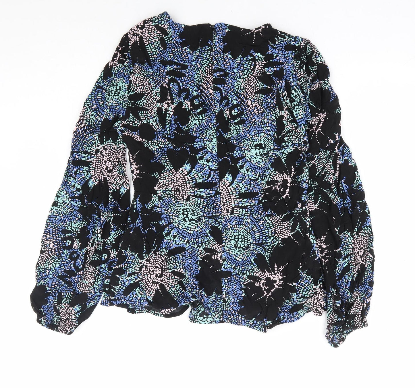 Womens UK Size 6 Marks and Spencer Multicoloured Basic Blouse