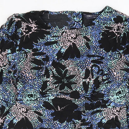 Womens UK Size 6 Marks and Spencer Multicoloured Basic Blouse