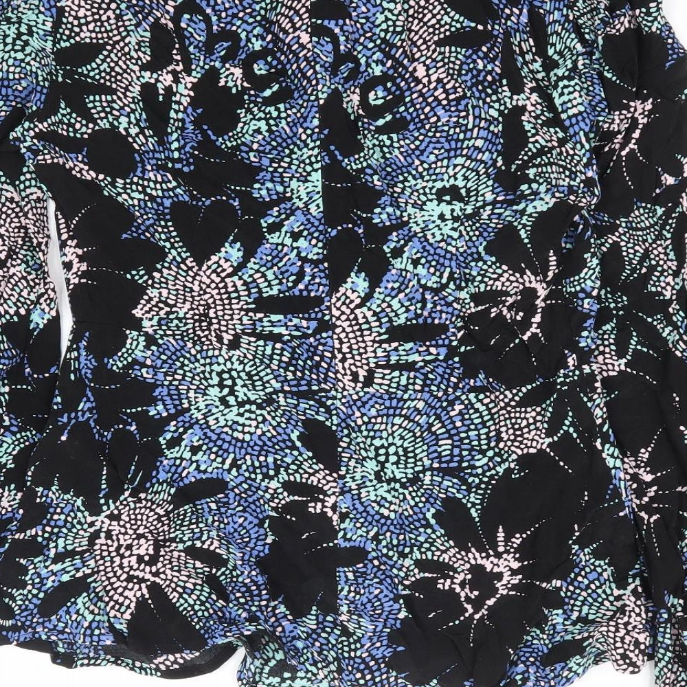 Womens UK Size 6 Marks and Spencer Multicoloured Basic Blouse