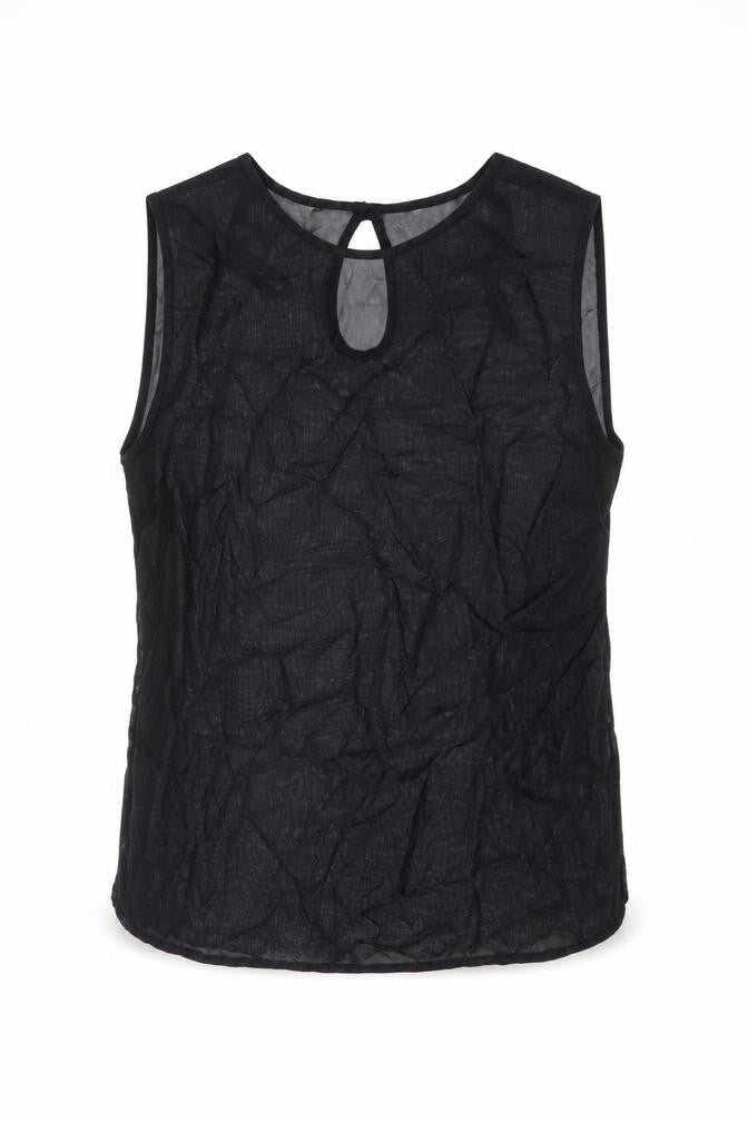 Womens UK Size 12 Steilmann Black Basic Tank