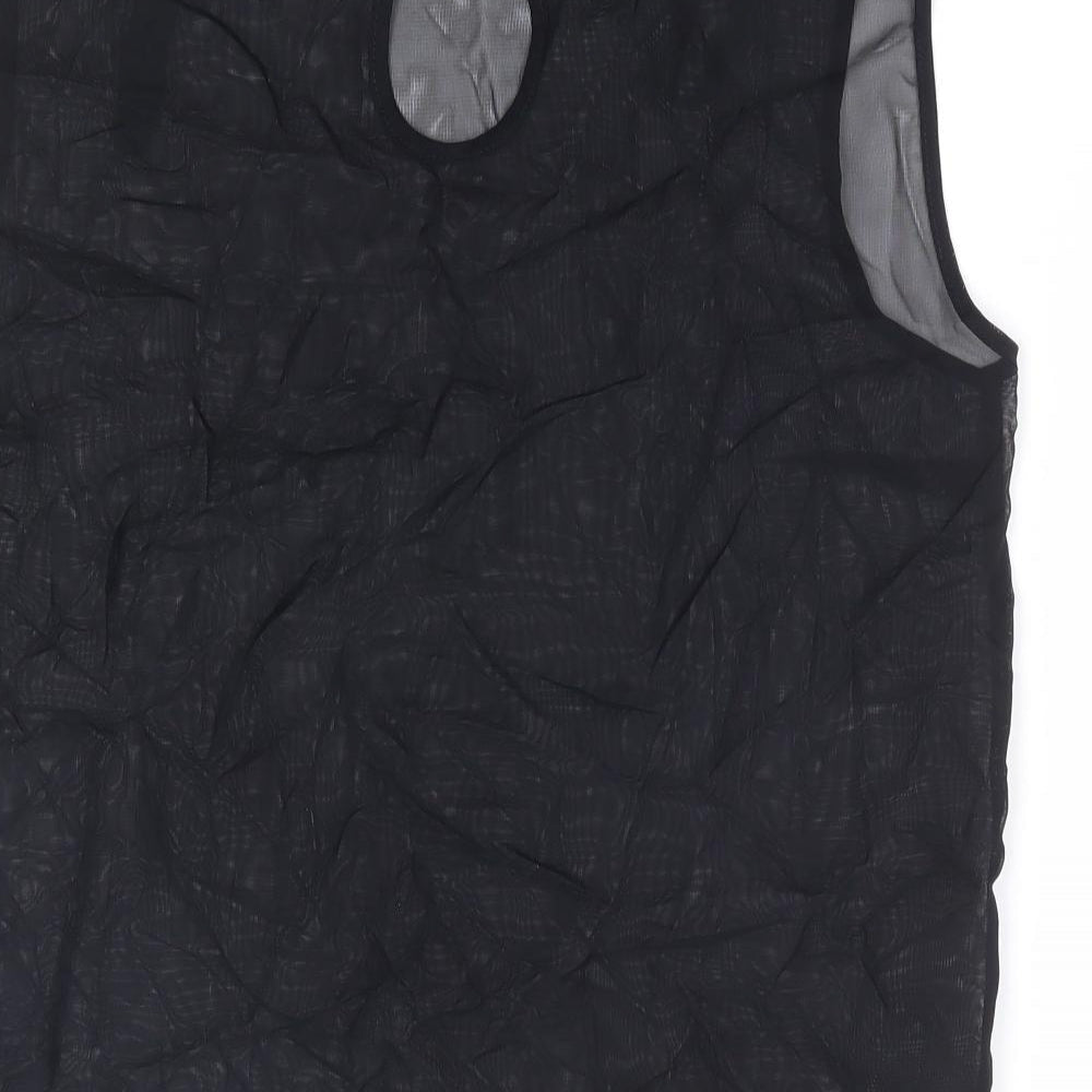 Womens UK Size 12 Steilmann Black Basic Tank