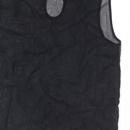 Womens UK Size 12 Steilmann Black Basic Tank