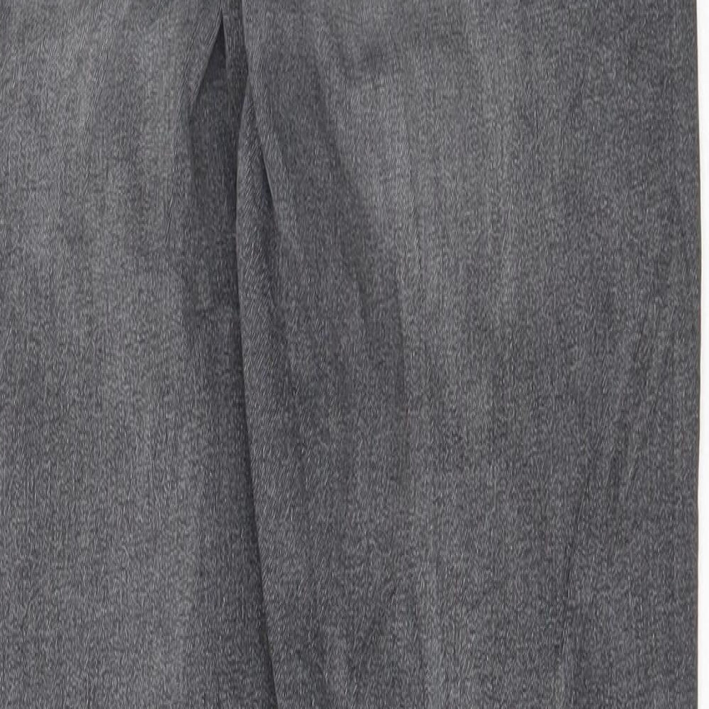 Topshop Womens Grey Cotton Skinny Jeans Size 28 in L32 in Regular Button