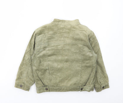 Gap Boys Green Jacket Size 5 Years Button