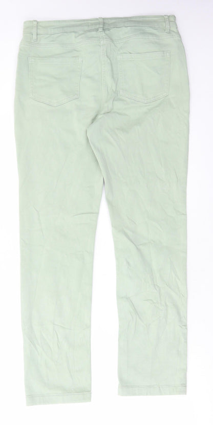 Womens UK Size 32 in Marks and Spencer Regular Fit Skinny Green Jeans