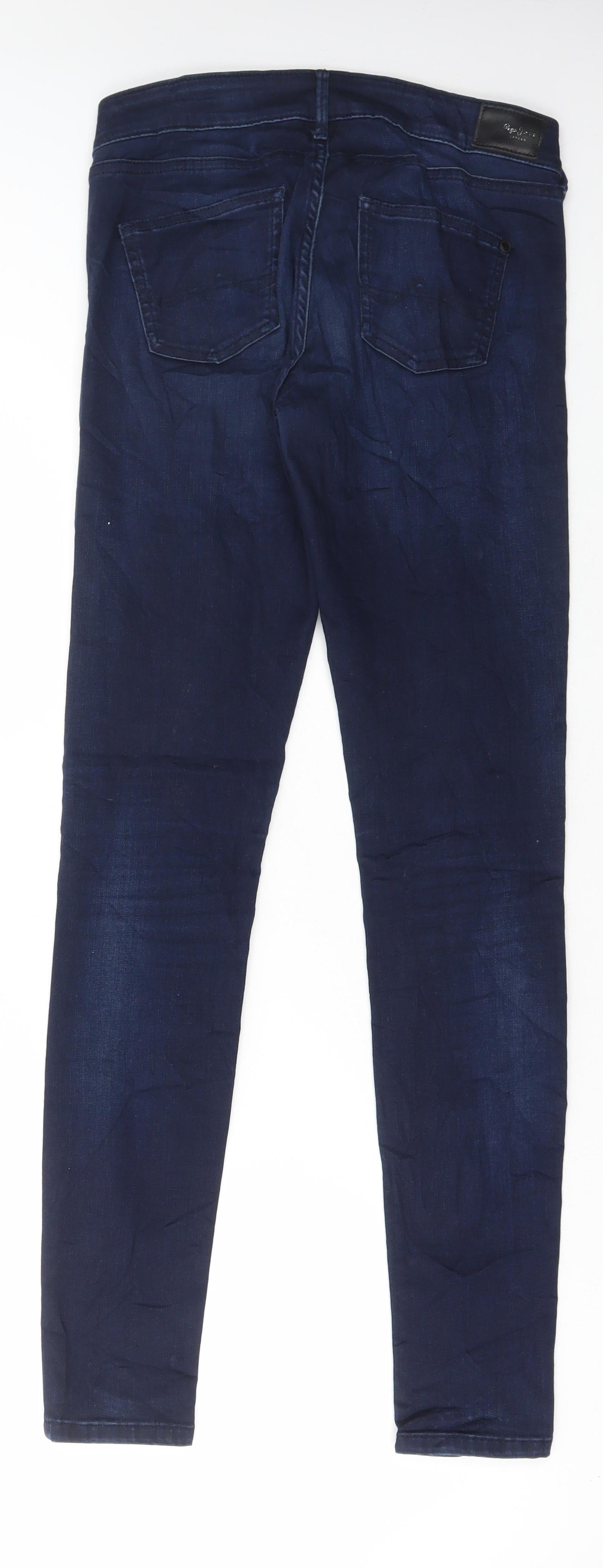 Womens UK Size 30 in Preworn Regular Fit Skinny Blue Jeans